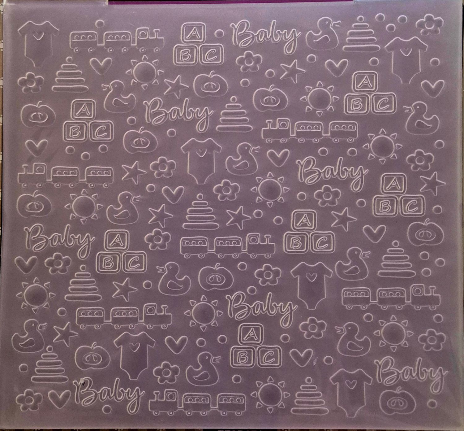 Baby 3D Embossing Folder
