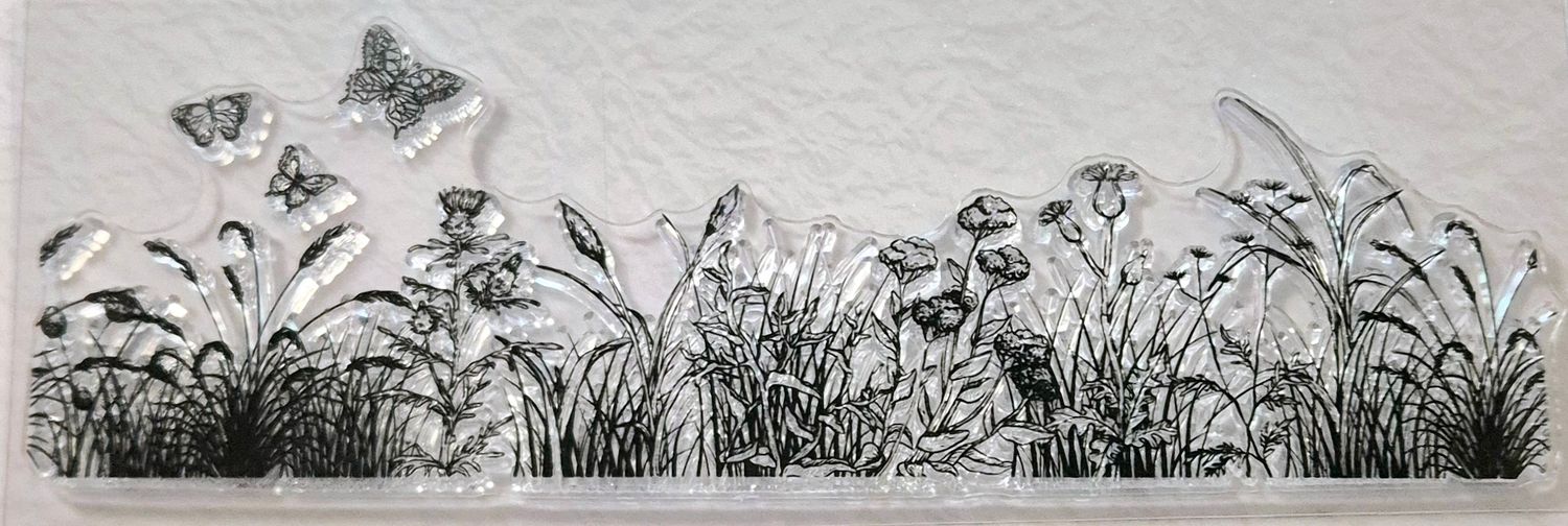 Blumenwiese mit Schmetterlinge