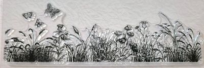 Blumenwiese mit Schmetterlinge