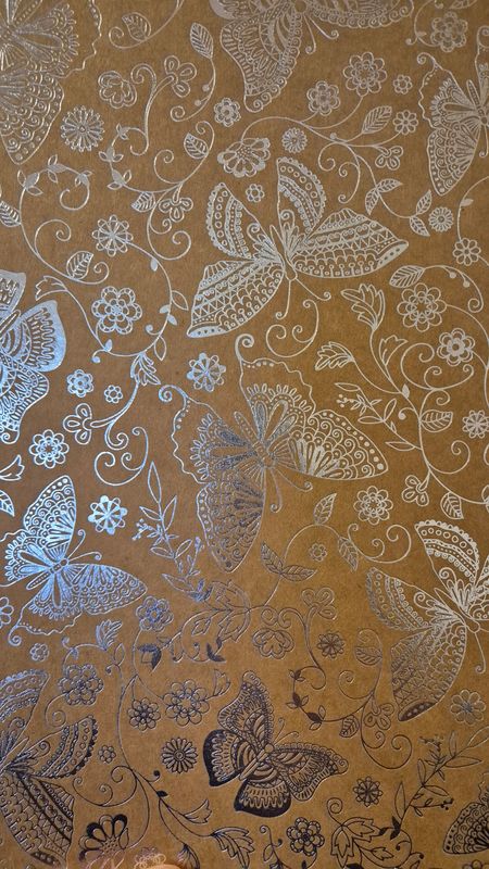 Schmetterlinge kraft mit Silber DinA4 Schmetterlinge kraft mit Silber DinA4