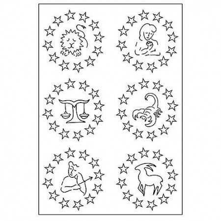 Sternzeichen  2 Stempel