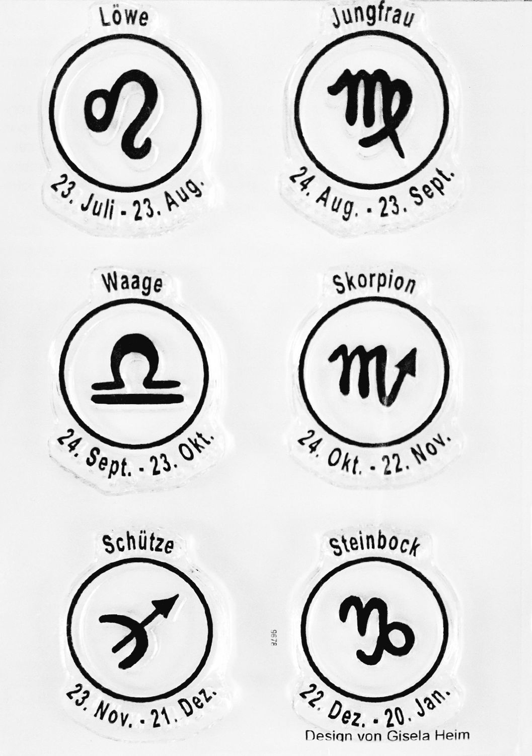 Sternzeichen Stempel 3