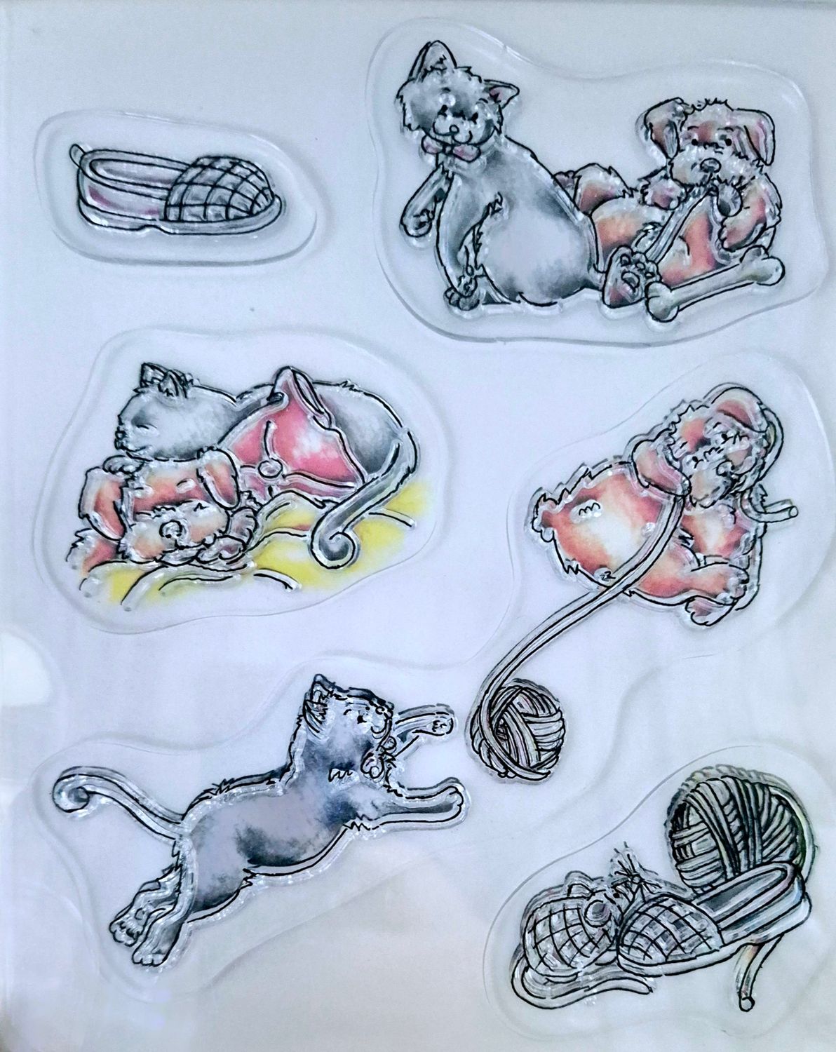 Hund und Katz Stempelset