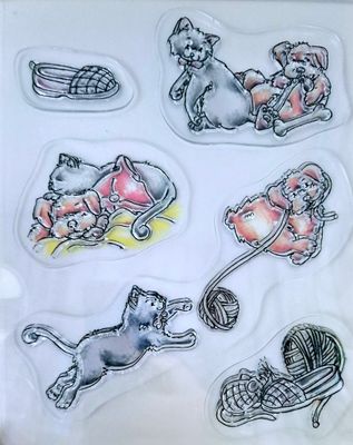 Hund und Katz Stempelset