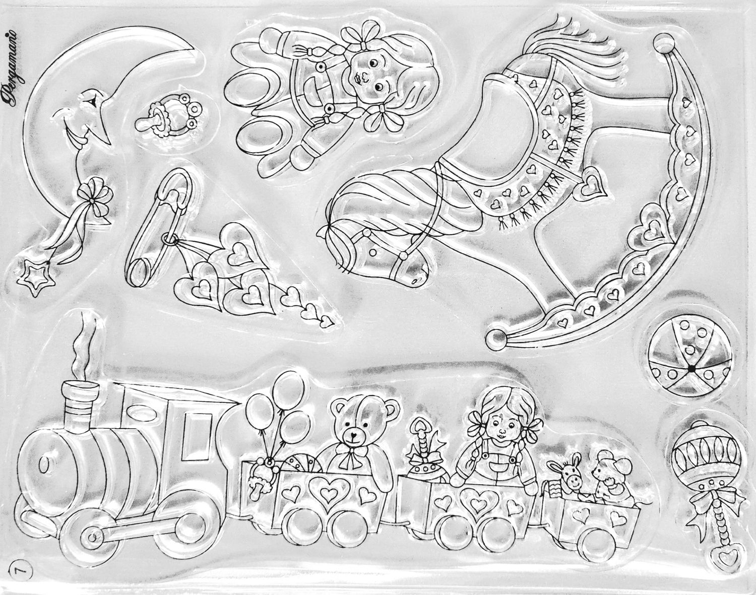 Baby Spielsachen Stempelset