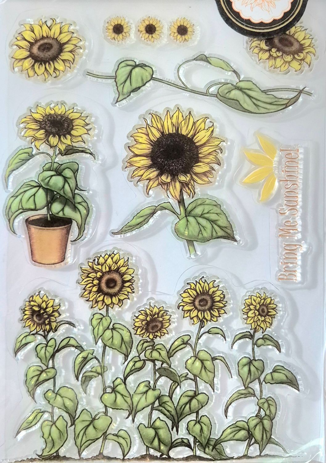 Sonnenblumen Stempelset
