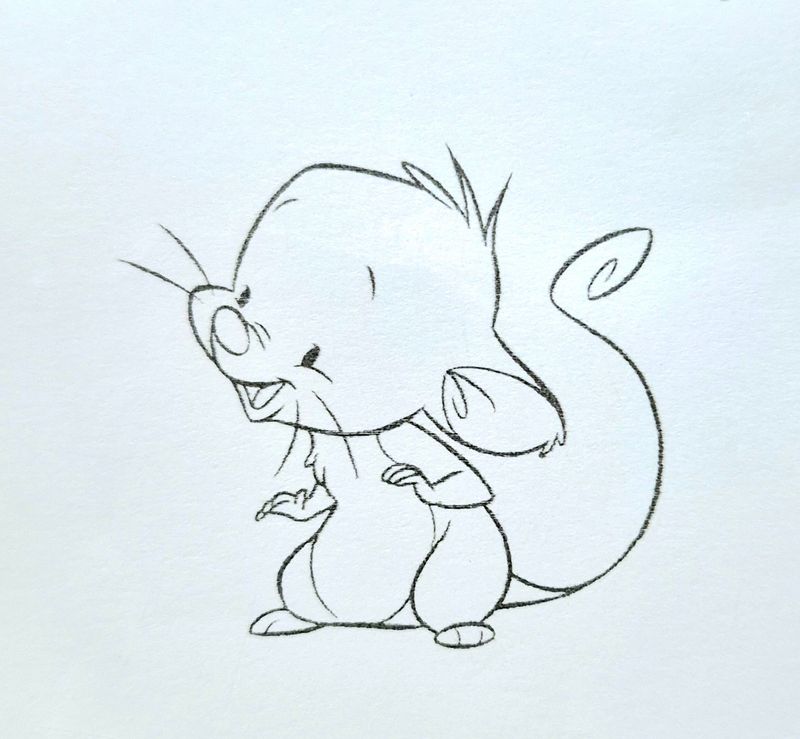 süße Maus Stempelgummi