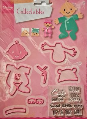 Baby Stanze und Stempel Kombi