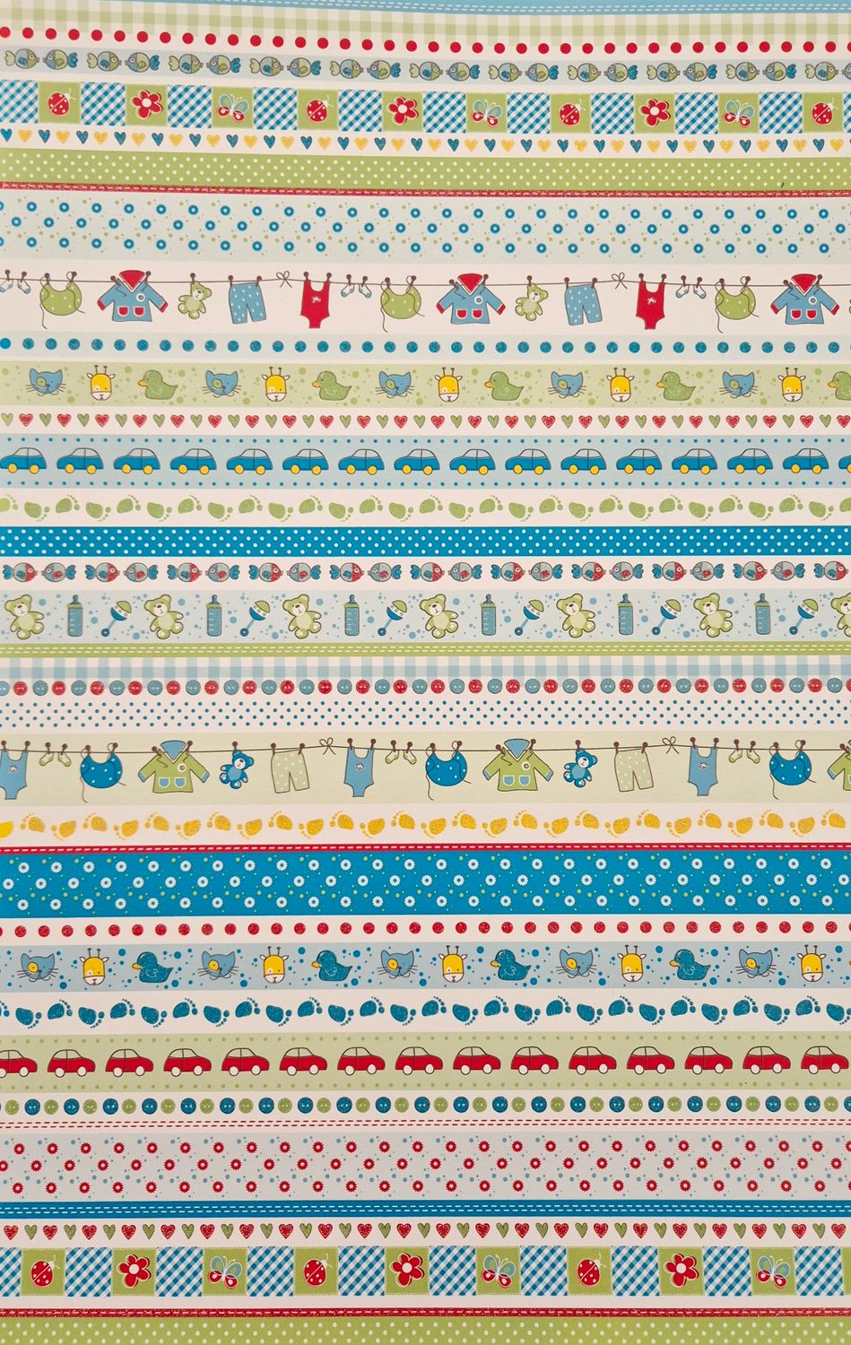 Baby grün/türkis Design Papier DinA4