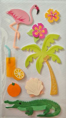 Dschungel 3 D Sticker
