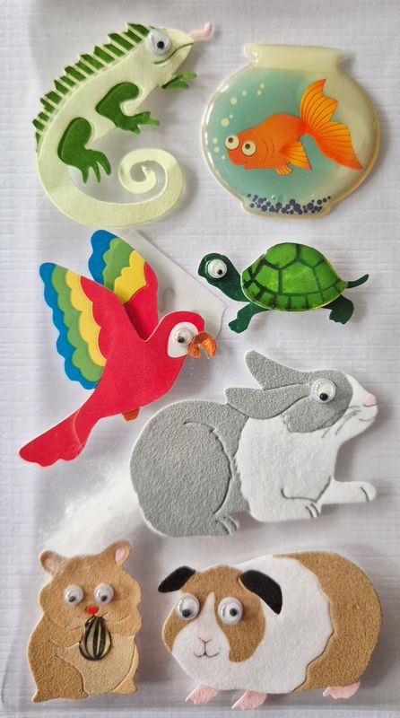 Tiere 3 D Sticker