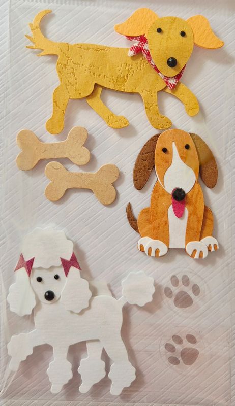 Hunde 3 D Sticker