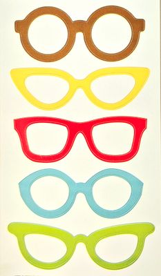 Brille Sticker