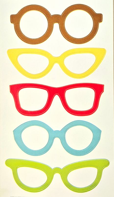 Brille Sticker