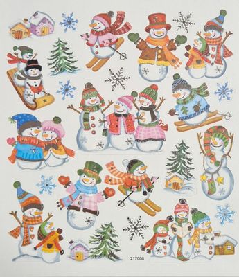 Schneemänner Sticker