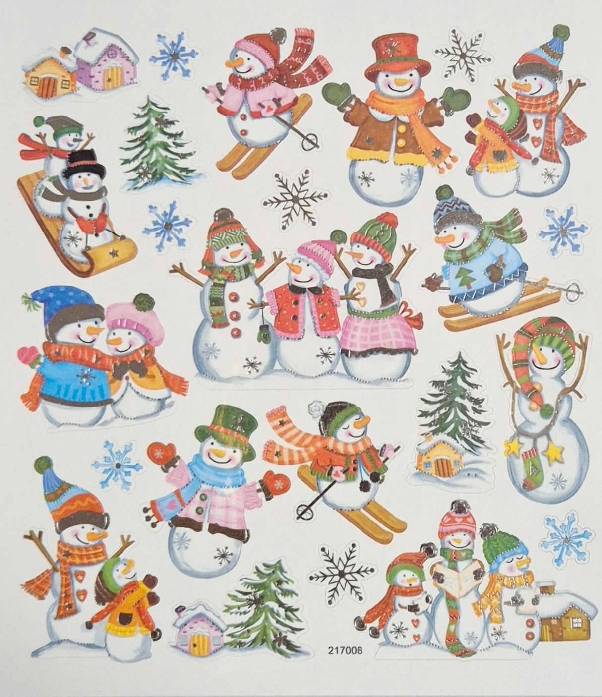Schneemänner Sticker