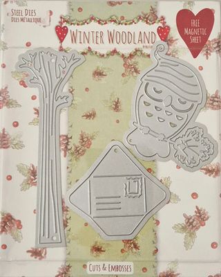 Eule Winter Woodland Stanzen Set Eule Winter Woodland Stanzen Set