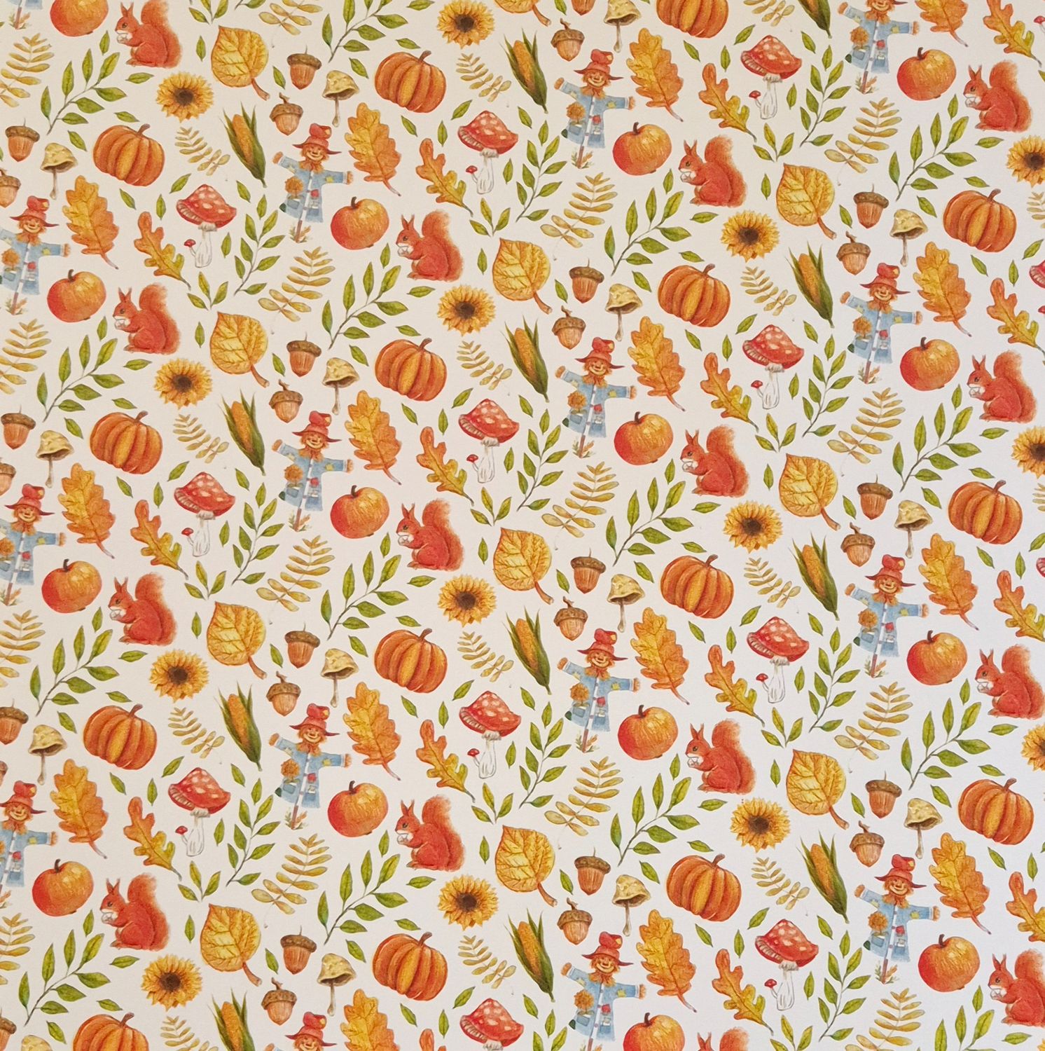 Herbstzauber Scrapbook Papier