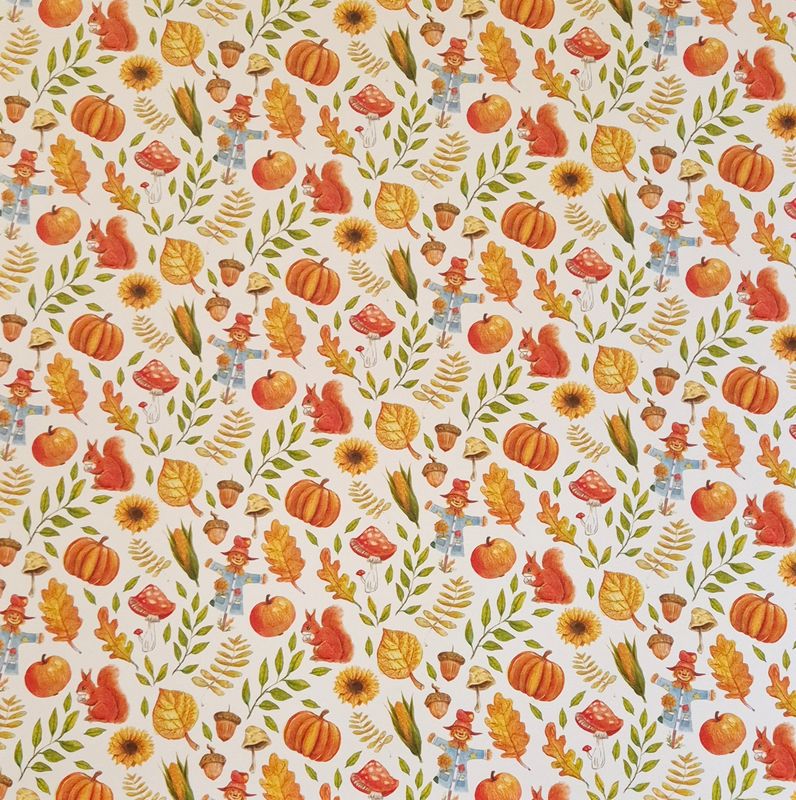 Herbstzauber Scrapbook Papier
