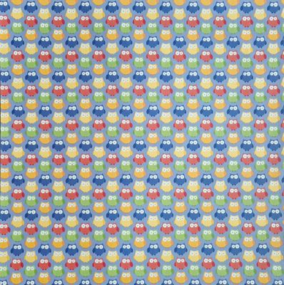 bunte Eulen Scrapbook Papier bunte Eulen Scrapbook Papier