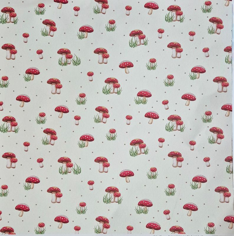 Fliegenpilze Scrapbook Papier
