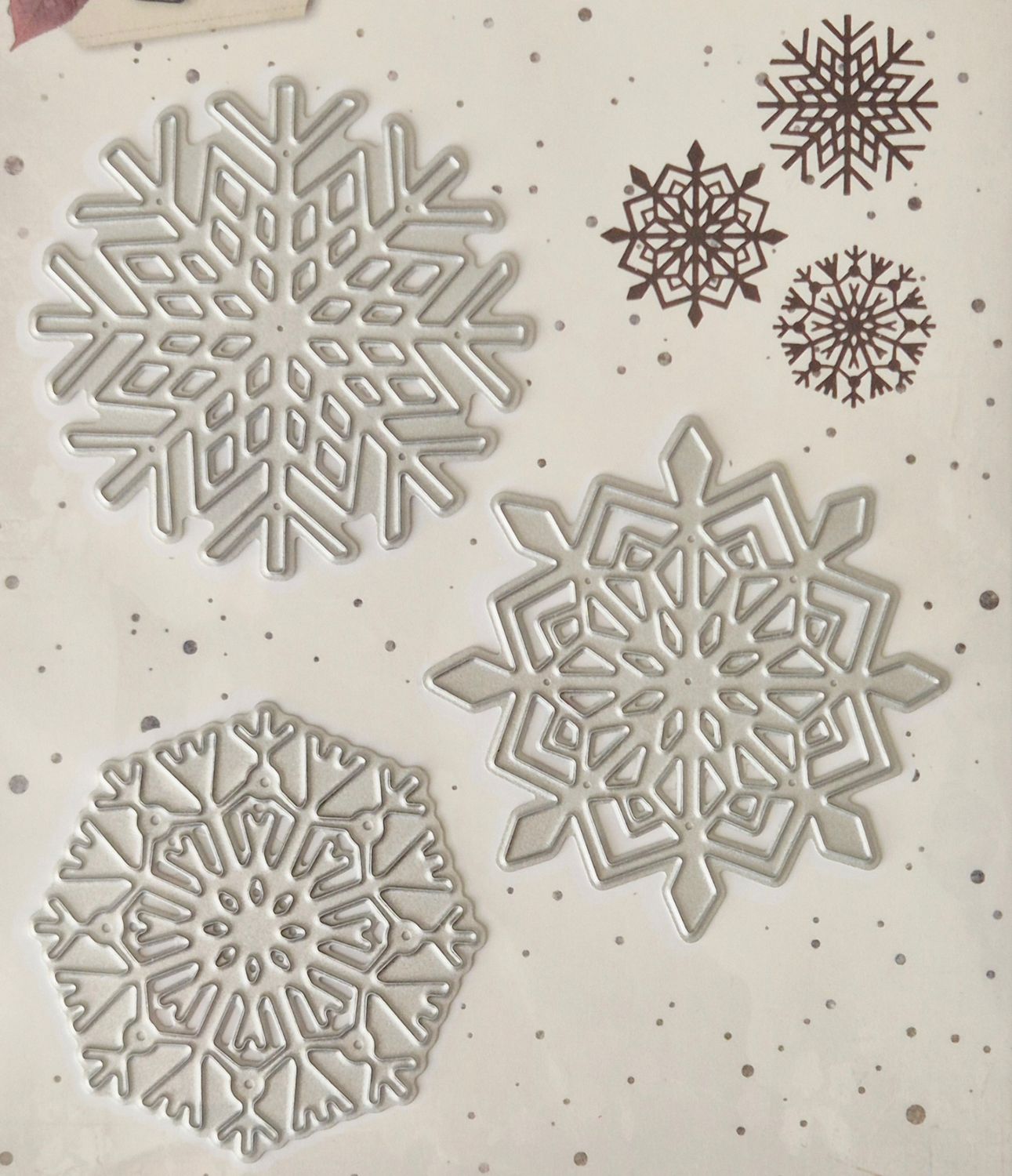 filigrane Schneeflocken Stanzen Set
