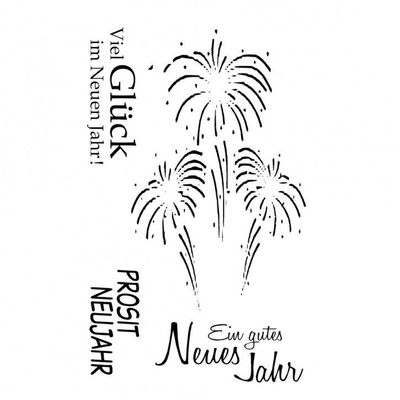 Clearstempel Silvester