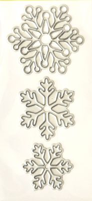 Schneekristalle Stanzen Set