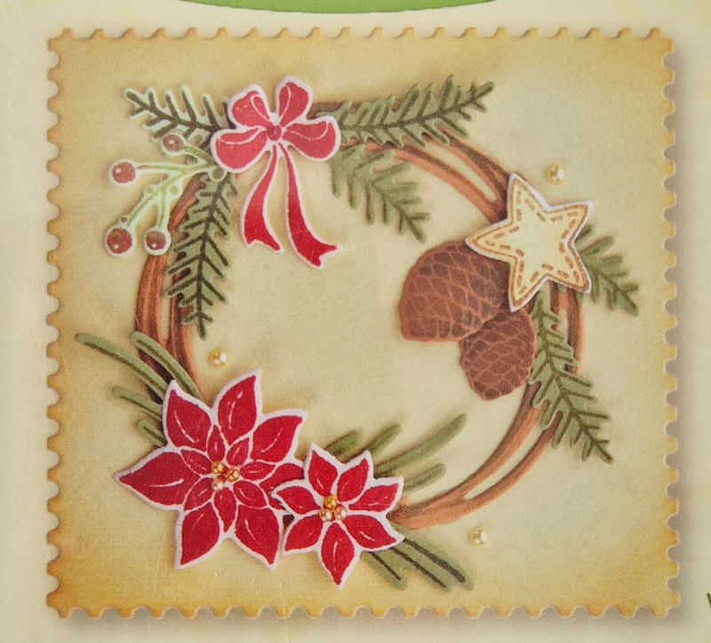 Herbstkranz Stempel und Stanzen Kombi