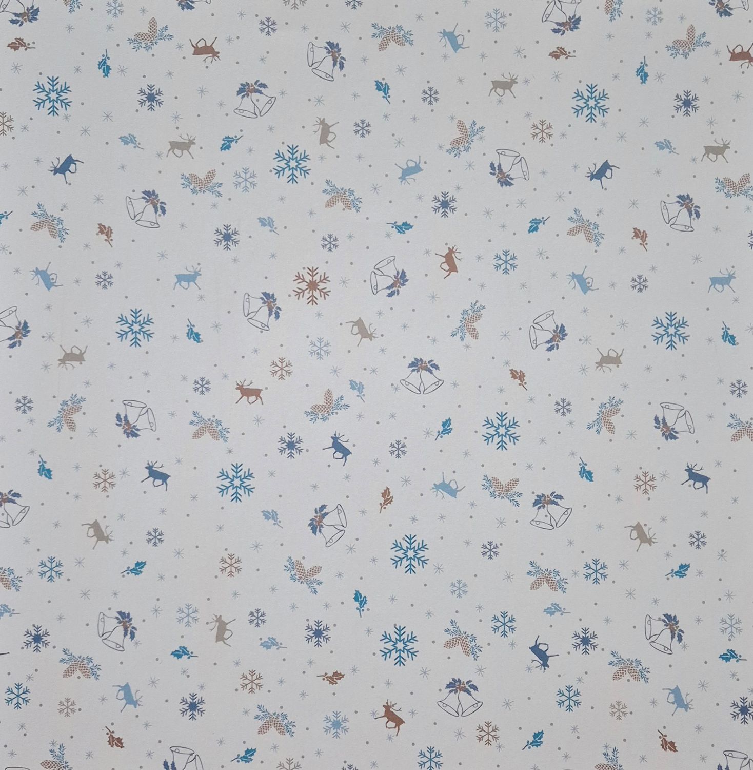 Classic Weihnachten blau Scrapbook Papier