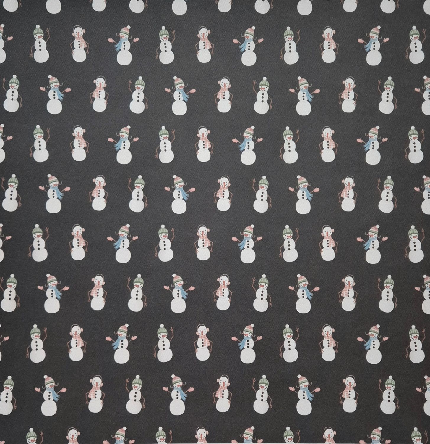 kleine Schneemänner Scrapbook Papier