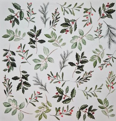 Winterzweige Scrapbook Papier Winterzweige Scrapbook Papier