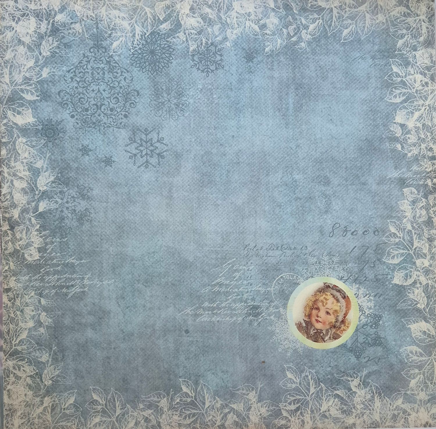 Frozen Scrapbook Papier