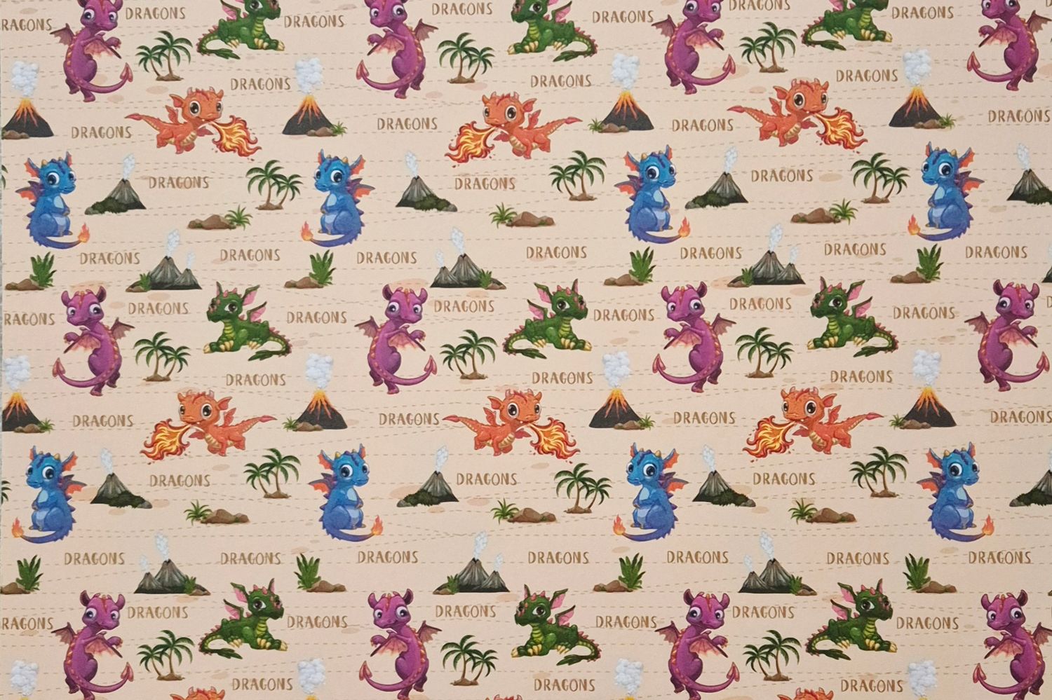 Drachen DinA4 Motivpapier