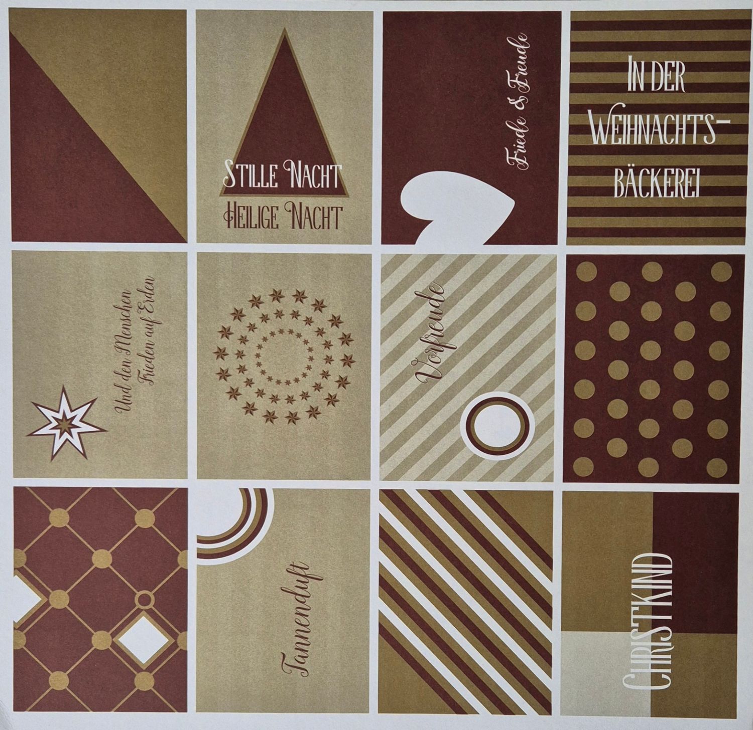 In der Weihnachtsbäckerei Scrapbook Papier
