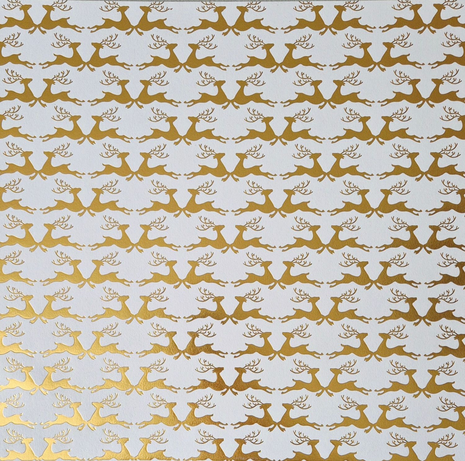 Gold folierte Hirsche Scrapbook Papier