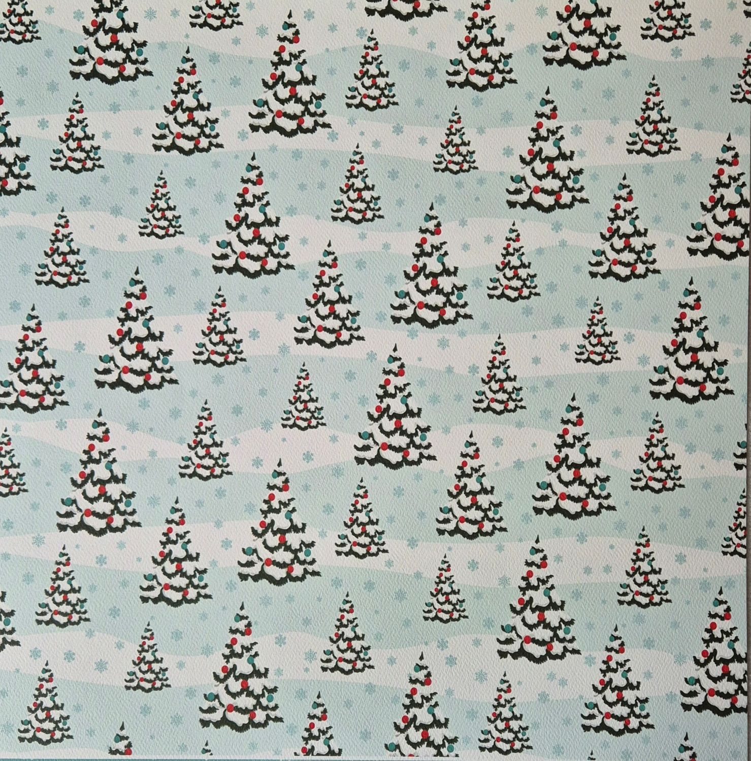 Weihnachtsbäume Scrapbook Papier