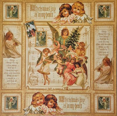 Weihnachtsengel Scrapbook Papier Weihnachtsengel Scrapbook Papier