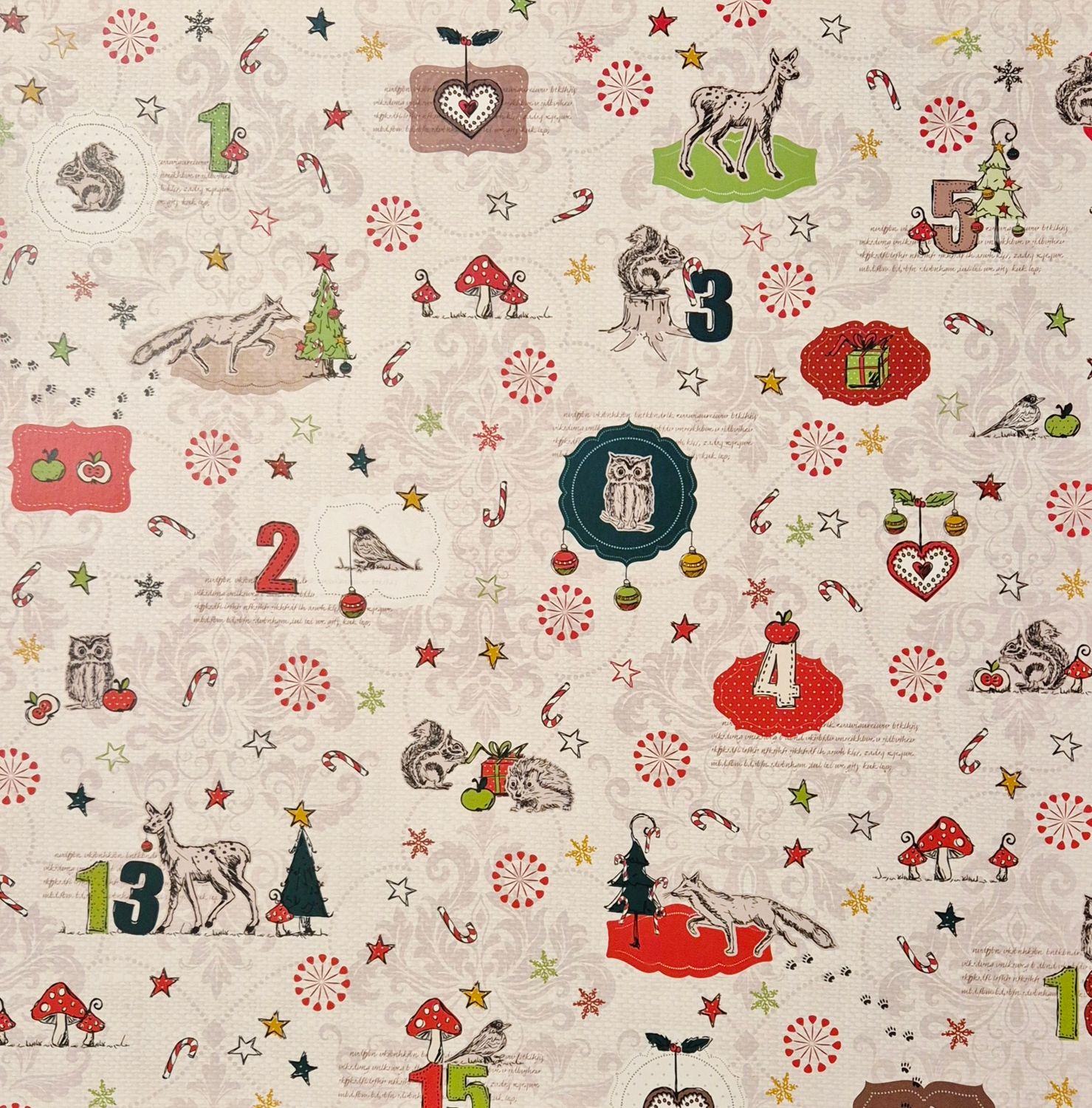 Weihnachtszeit Scrapbook Papier