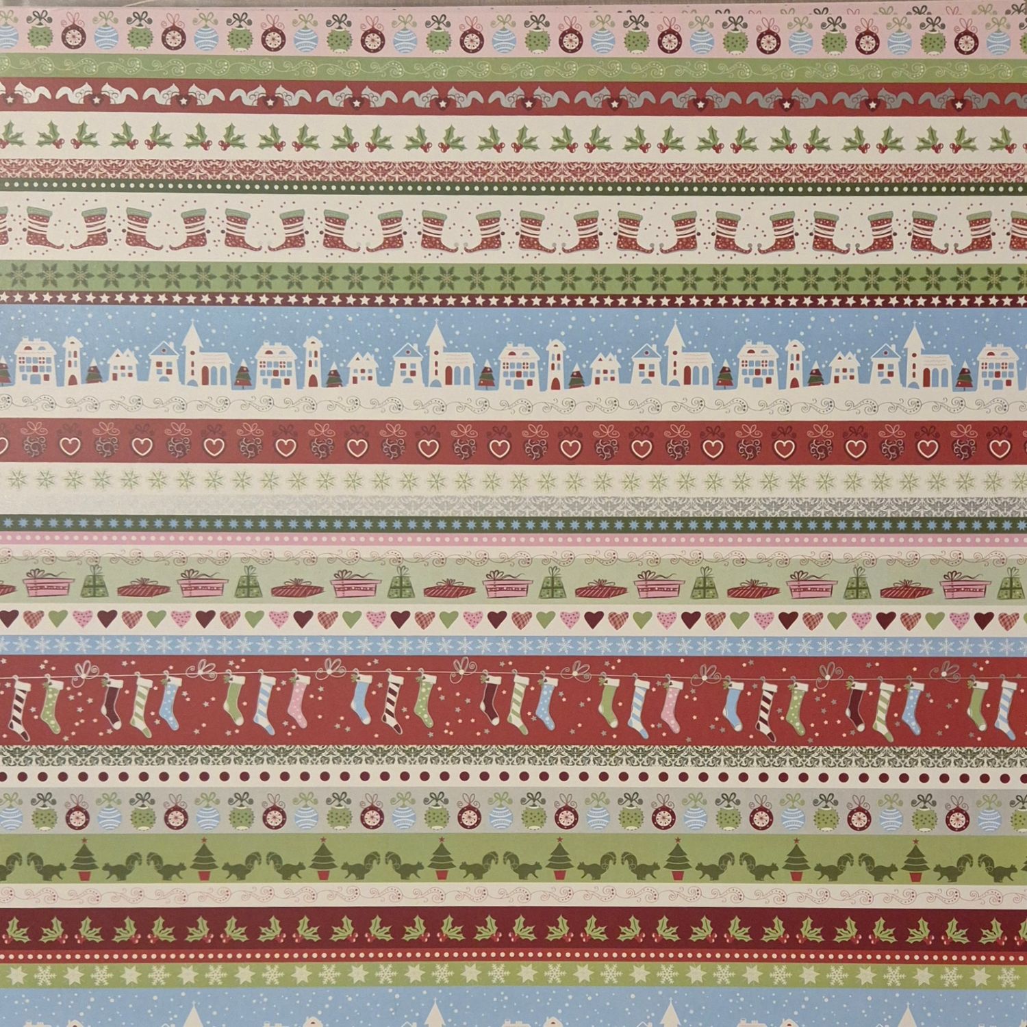 Weihnachtsallerlei Scrapbook Papier