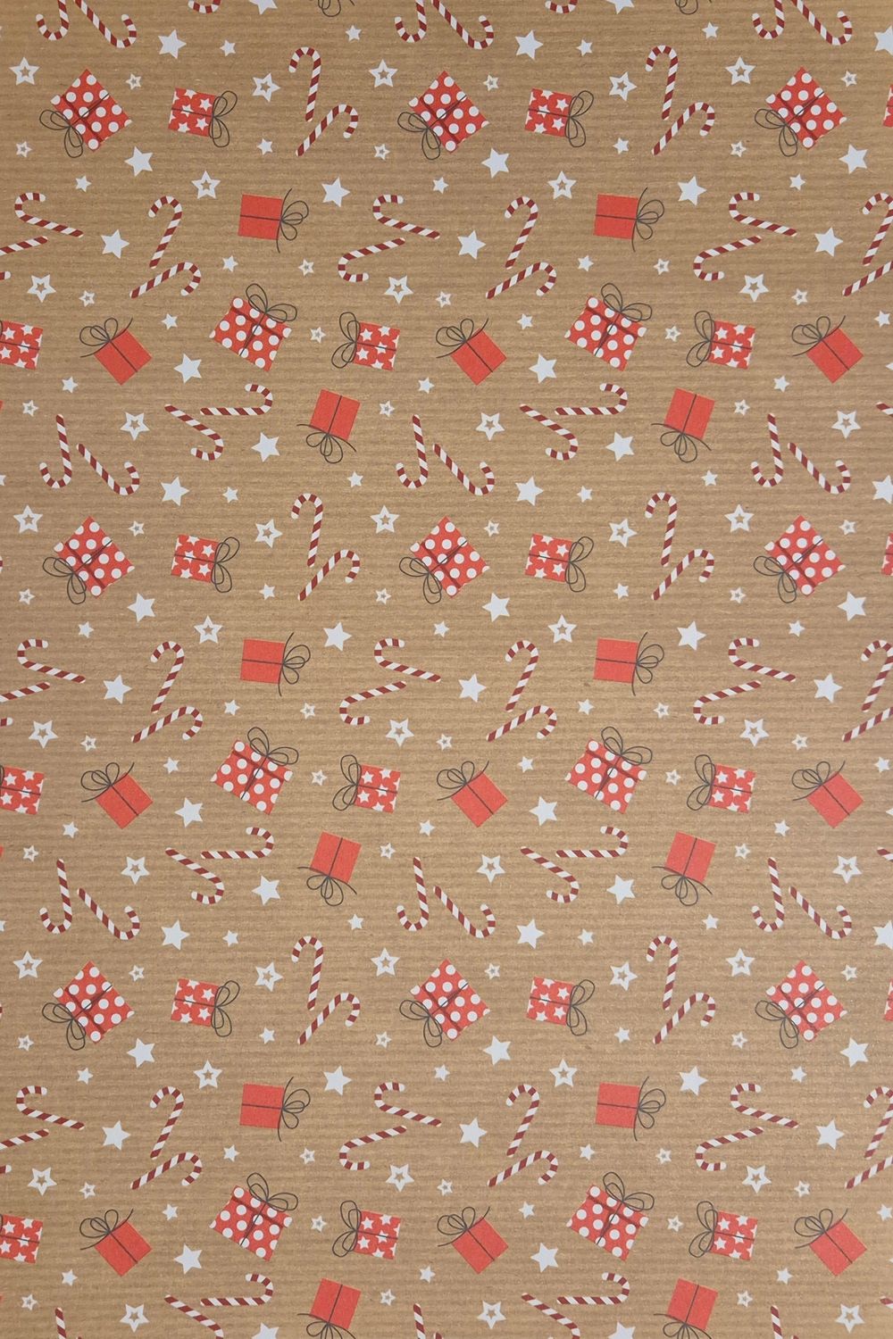 Päckchen und Zuckerstangen Scrapbook Papier