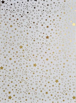 Sterne Gold foliert DinA4