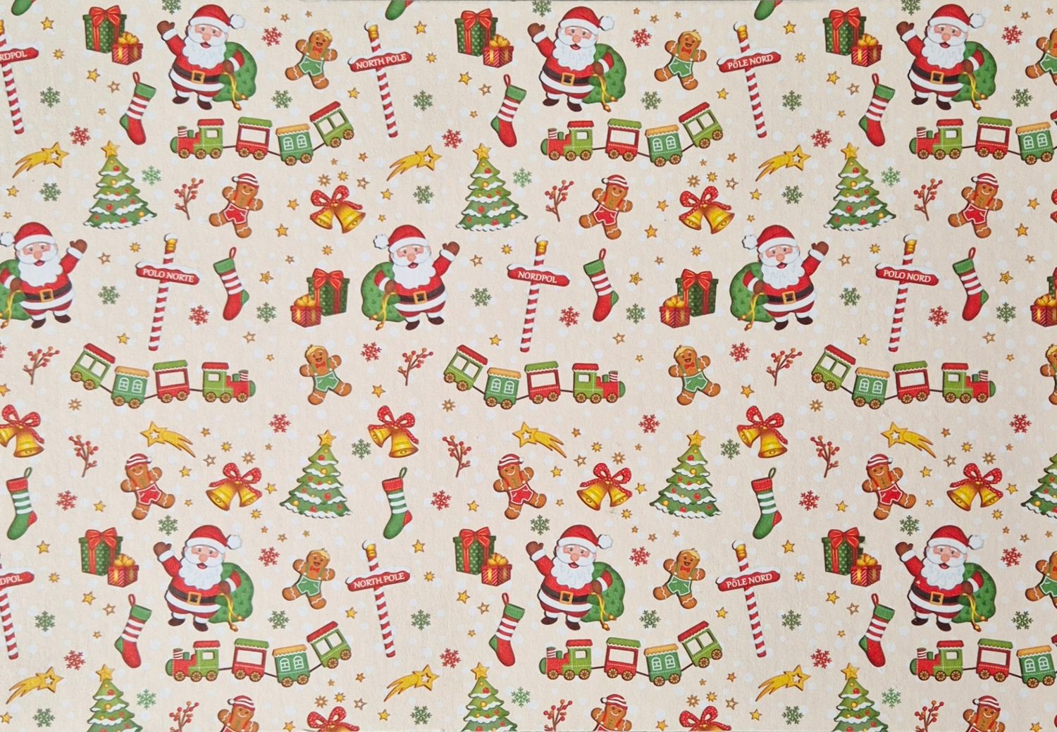 Hallo Weihnachtsmann DinA4