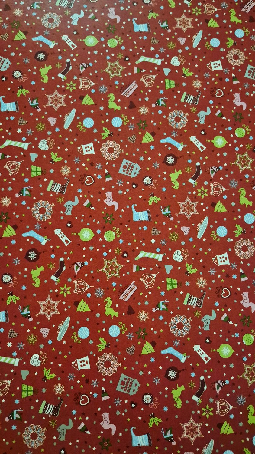 Weihnachtszauber rot DinA4