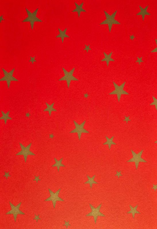 Goldene Sterne auf rotem Grund DinA4 Goldene Sterne auf rotem Grund DinA4