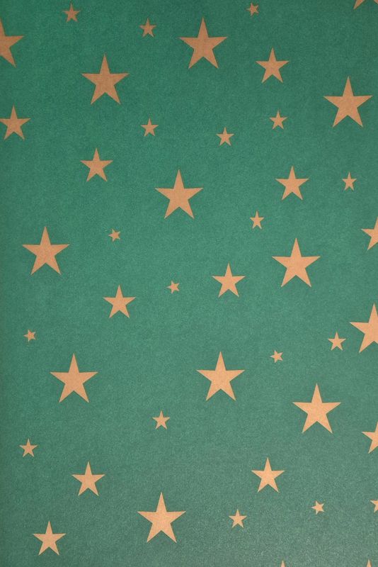 Goldene Sterne auf grünem Untergrund Goldene Sterne auf grünem Untergrund