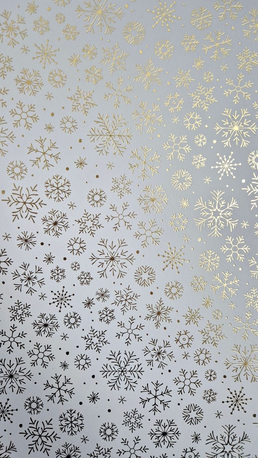 Flockenzauber Gold foliert DinA4 Flockenzauber Gold foliert DinA4