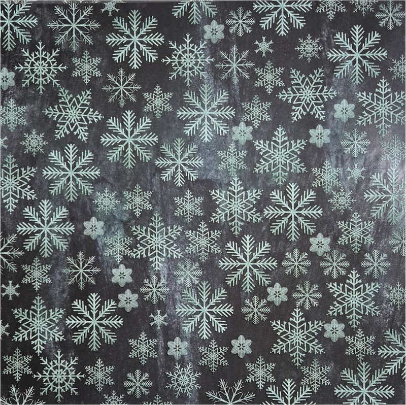 Schneegestöber mit Glimmer Scrapbook Papier Schneegestöber mit Glimmer Scrapbook Papier