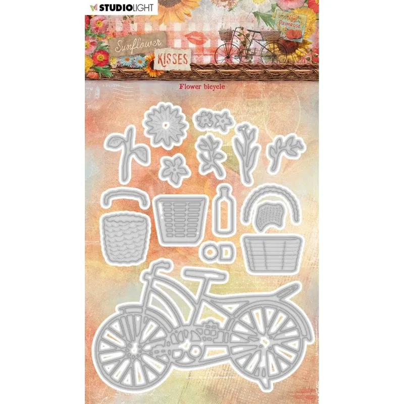 Sommerliches Fahrrad  Stanzen Set