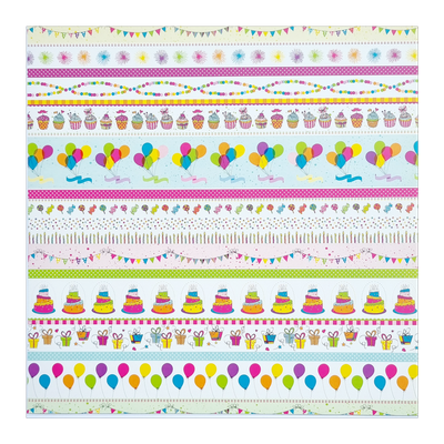 Lass uns feiern Scrapbookpapier bunt